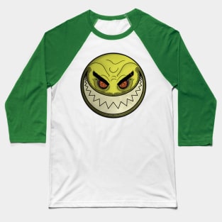 Evil Emoji (Non-Smoking) Baseball T-Shirt